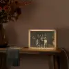 De Nachtwacht - Kunst - Oude meesters - Rembrandt Light Box met kabel (Tafellamp) klein -sfeer4