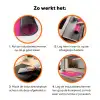 Banaan - Geel - Fruit Inductie beschermer vinyl 3mm klein -zzzzzzz-td-werking