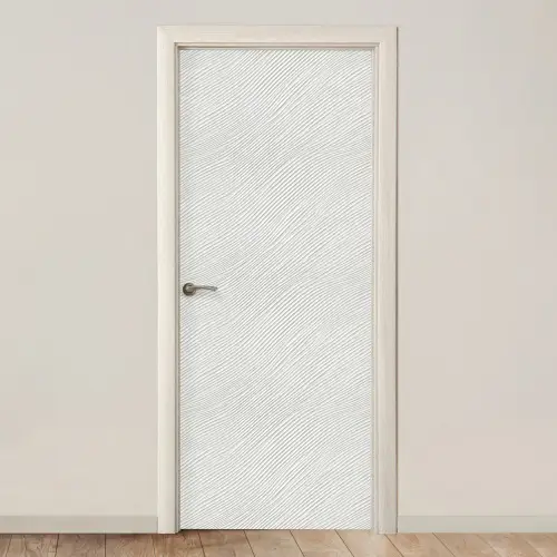 Golven - Ribbels - Wit deurposter klein 289 -3d_beige