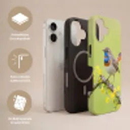 Vogel - Tak - Natuur - Kleurrijk Toughcase MagSafe Apple iPhone 17 klein -USP_Lagen_DE