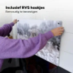 Schermbloem - Rijp - Kristallen - Winter - Delicaat Inductie beschemer met haakjes klein -ky-ophangen-nl