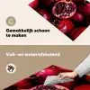 Granaatappel - Rood - Fruit Inductie beschemer met haakjes klein -ky-schoon-nl