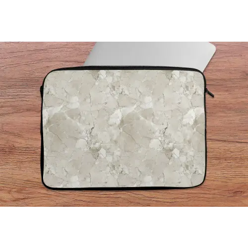 Marmer - Grijs - Aders laptophoes neopreen klein 279 -tafel