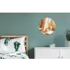 Thee - Boek - Thee - Herfst Wandcirkel aluminium klein -slaapkamer