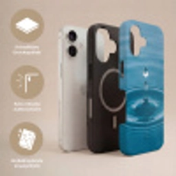 Waterdruppel - Water - Oppervlakte Toughcase MagSafe Apple iPhone 17 klein -USP_Lagen_DE