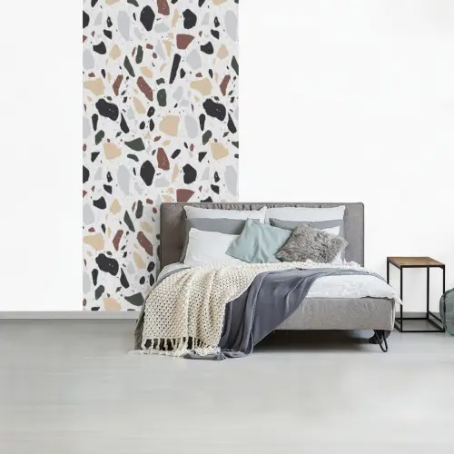 Terrazzo -  Patroon - Kleurrijk - Klei fotobehang vinyl groot 64 -slaapkamer