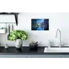Stad Kuala Lumpur - Skyline - Wolkenkrabbers - Water Muursticker klein -keuken