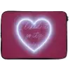 I liked it so it's mine - Neon hart - Roze laptophoes neopreen klein -zkaufland3dotto