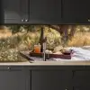 Picknick - Wijn - Kaasplankje keuken achterwand 2 middel -sfeer1
