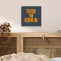 Too old for heidi klum - Geel - Blauw aluminium wit klein -sfeer3