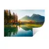 Meer - Bos - Bergen - Natuur Muursticker klein -3d