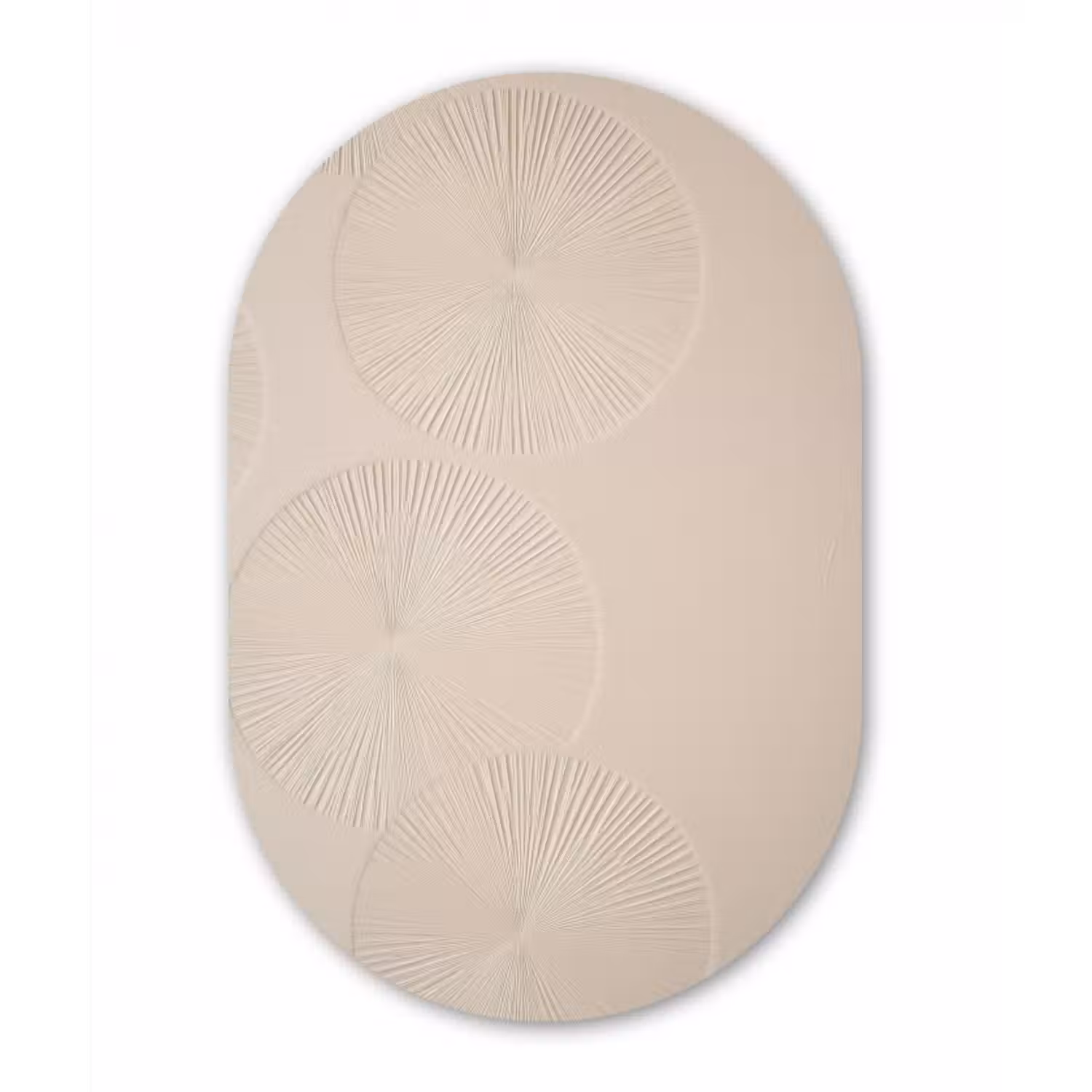 Forexbild Oval - Japandi - Beige - Modern