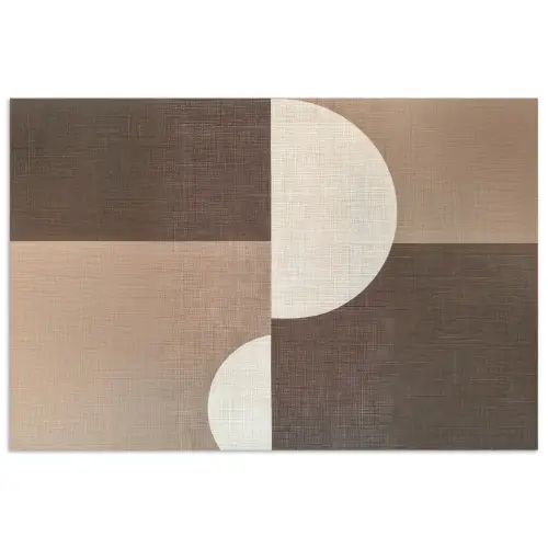 Raster - Halve cirkels - Contrast poster papier klein -3d