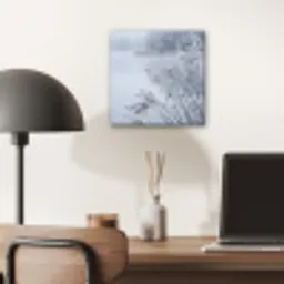 Riet - Bevroren - Winter - Natuur aluminium wit klein -sfeer5