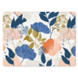 Bloemen - Botanisch - Kleurrijk muismat rubber klein 262 -3d