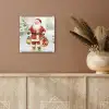 Kerstman- Winter - Sneeuw - Wit - Rood plexiglas 5mm klein -sfeer5