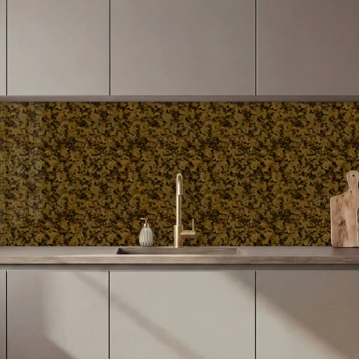 Bruin - Vlekken - Graniet keuken achterwand 2 middel 871 zz_3dshopping