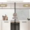 Beton - Grijs - Industrieel - Patroon keuken achterwand 2 middel 871 -voor-na2_NL