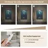 Walvis - Water - Zonnestralen - Blauw Light Box met kabel (Tafellamp) klein -USP_dimbaarNL