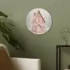 Huisje - Suiker - Pastel Akoestische PET Vilt - Rond klein -sfeer2