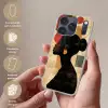 Zijaanzicht - Vrouw - Vormen Telefoonhoesje iPhone 17 Pro klein -sfeer3_NL