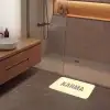 Karma - Luipaardprint - Geel Badmat klein -sfeer2