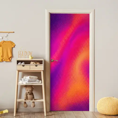 Abstract - Patroon - Kleurverloop deurposter klein -sfeer4