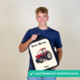 Tractor - Getekend - Rood Rugzak - Zwart middel -sfeer7_NL