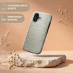 Krokodillenleer - Schubben - Groen Toughcase MagSafe Apple iPhone 17 klein -USP_RandenV_NL