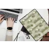 Artistiek - Modern - Groen laptophoes neopreen klein 279 -bureau