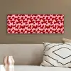Modern - Abstract - Rood canvas 2cm klein 828 -sfeer3
