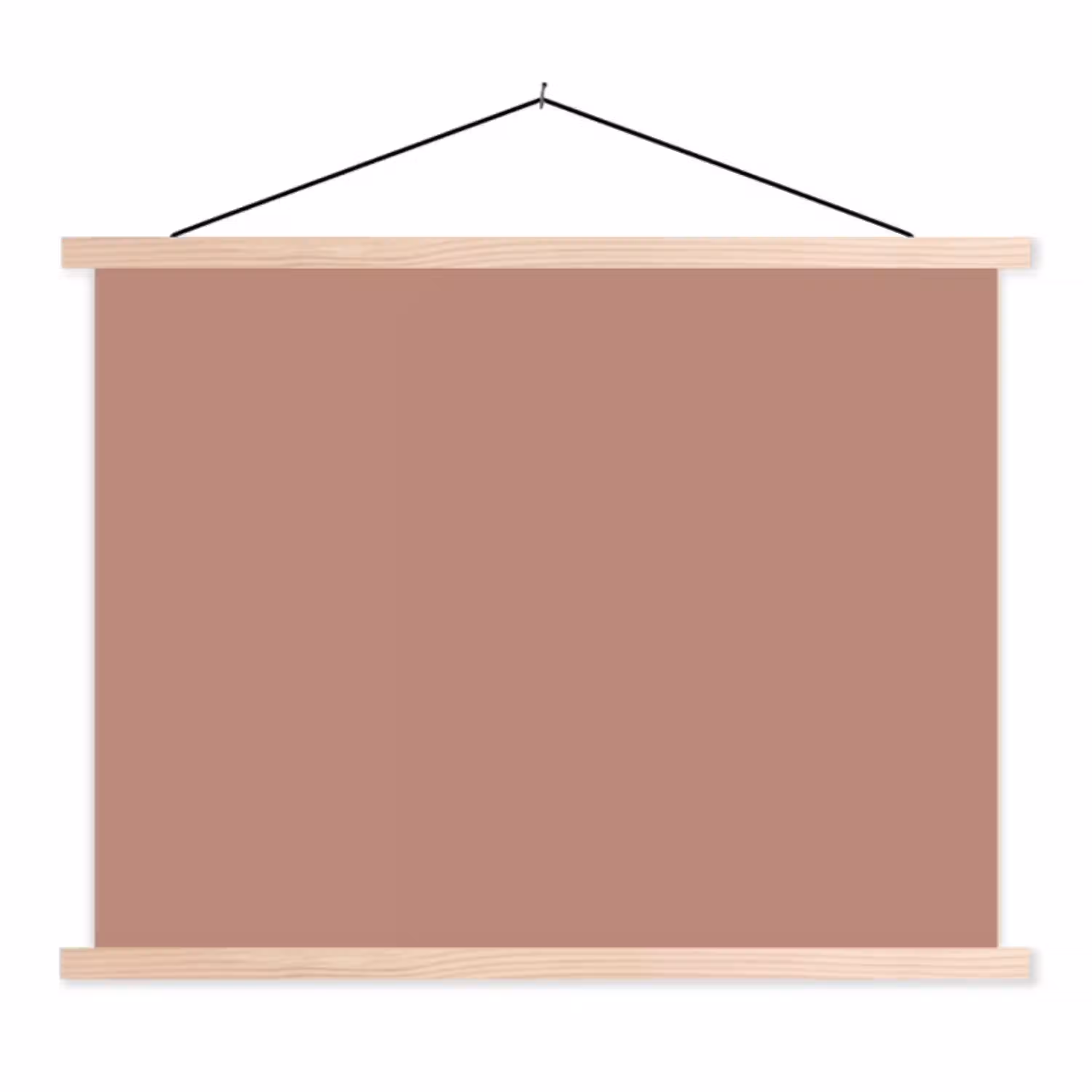 Earthy - Blusher - Roze textielposter latten blank klein 122 -3d