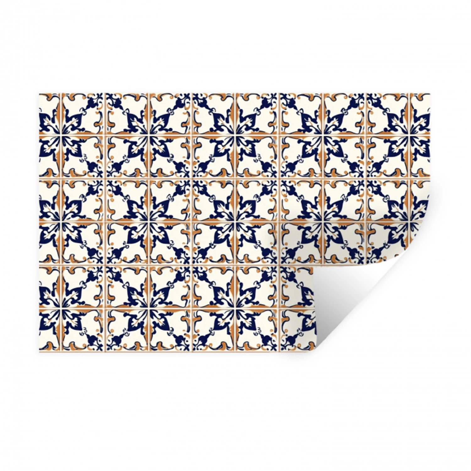 Klassiek - Patroon - Kleurrijk Muursticker klein 286 -3d
