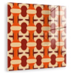Geometrisch - Retro - Oranje plexiglas 5mm klein 11 -zzzproduct_nieuw
