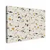 Terrazzo -  Patroon - Neutraal - Zacht - Multi Tuinposter op houten frame 2 cm dik klein 845 -3d