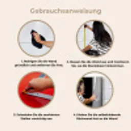 Ara - Portret - Groen keuken achterwand 2 middel -gebruiksaanwijzing_DE