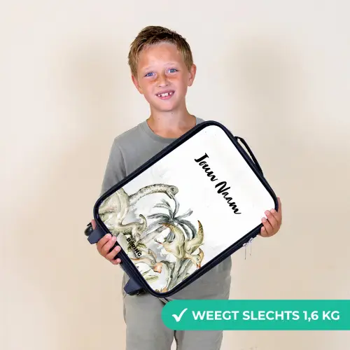 Dino Jungle Kinderkoffer - Zwart klein -sfeer4_NL