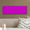 Zebra - Neon - Roze - Paars canvas 2cm klein 828 -sfeer3