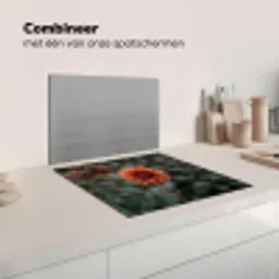 Dahlia - Bloem - Natuur - Sfeervol Inductie beschermer vinyl 3mm middel -wsfeer7_website