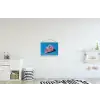 Taart - Edelstenen - Glitters - Roze textielposter latten blank klein -kinderkamer