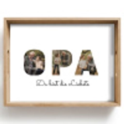 Opa - Buchstaben-Collage Dienblad Rechthoek middel -z3d_shopping
