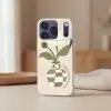 Bloem - Wit - Vaas - Quote Telefoonhoesje iPhone 17 Pro klein -sfeer2