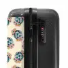 Retro disco bal boekt patroon kleurrijk NBS - Handbagage koffer - Volwassenen Unisex middel -slot