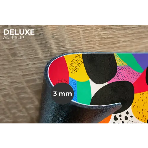 Vormen - Stippen - Kleurrijk Placemat vinyl groot -closeup