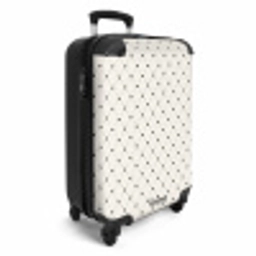 Valentijn hartjes ruit patroon stippen NBS - Handbagage koffer - Vrouwen middel -productfoto_3d