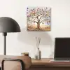 Levensboom - Goud - Kleurrijk - Abstract - Aesthetic aluminium wit klein -sfeer5