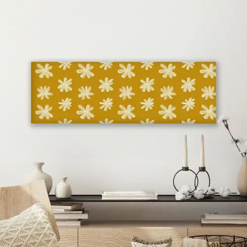Bloem - Speels - Okergeel canvas 2cm klein 828 -sfeer6