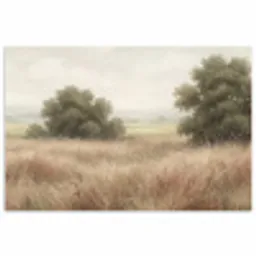 Landschap - Minimalistisch - Beige poster papier klein -3d