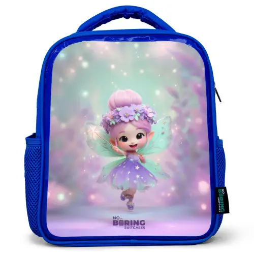 Elf - Tover - Magisch Kinderrugzak - Blauw middel -3d