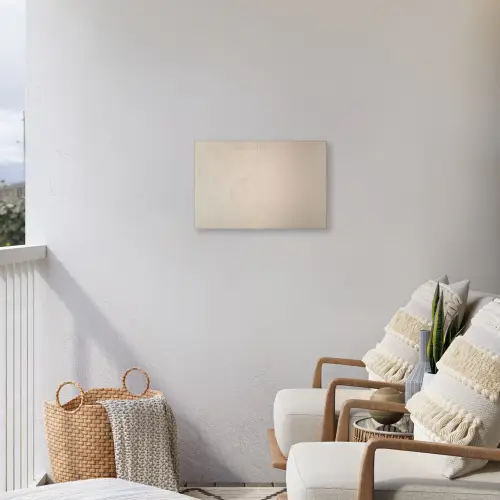 Japandi - Beige - Modern Tuinposter op houten frame 2 cm dik klein -sfeer1